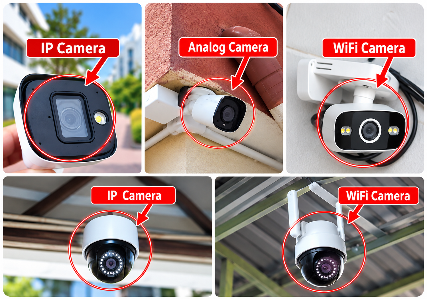 Mobit Solution IP analog and WiFi CCTV camera projects